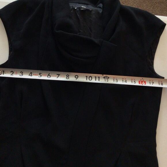 Boss Hugo Boss Black Diantha, Sleeveless, Cowl Neck Dress- 10 - Picture 11 of 12